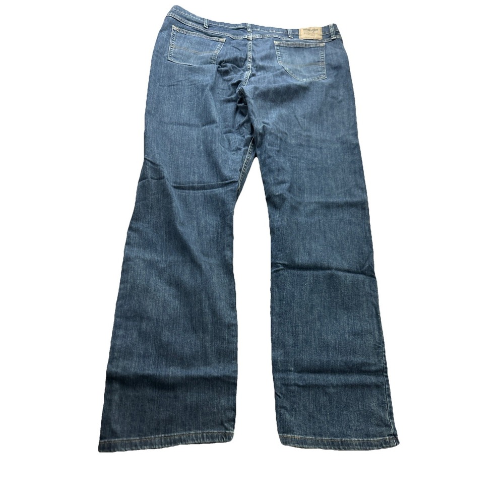 Wrangler Authentics Mens Straight Leg Stretch Jeans Blue 46x34 ZM100TW